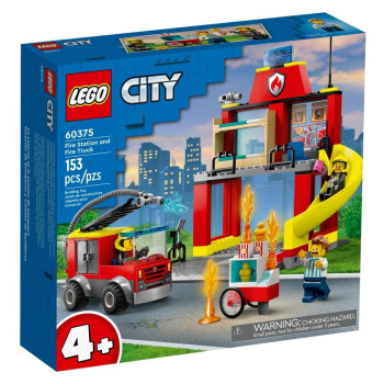 LEGO(R) CITY 60375 Remiza strażacka i wóz strażacki
